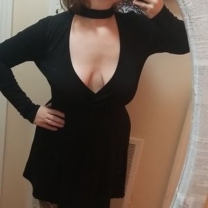 Sexy black dress